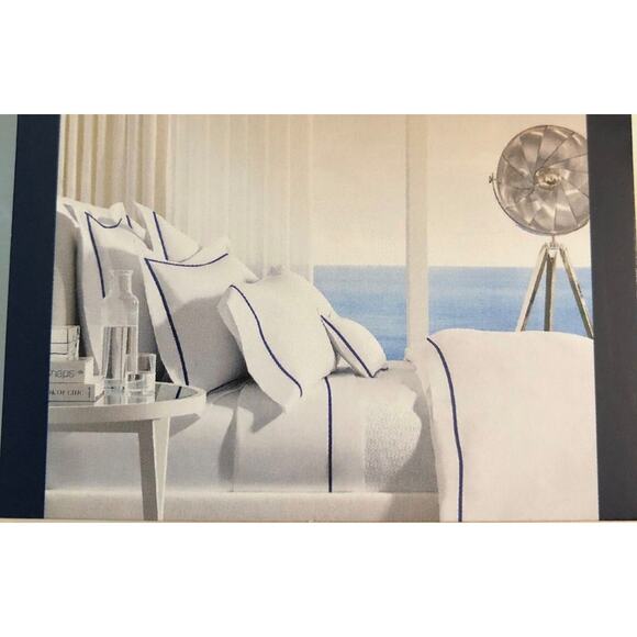 Ralph Lauren Palmer Organic Cotton Percale 2 King Pillowcases Sand Dune New - Picture 8 of 8